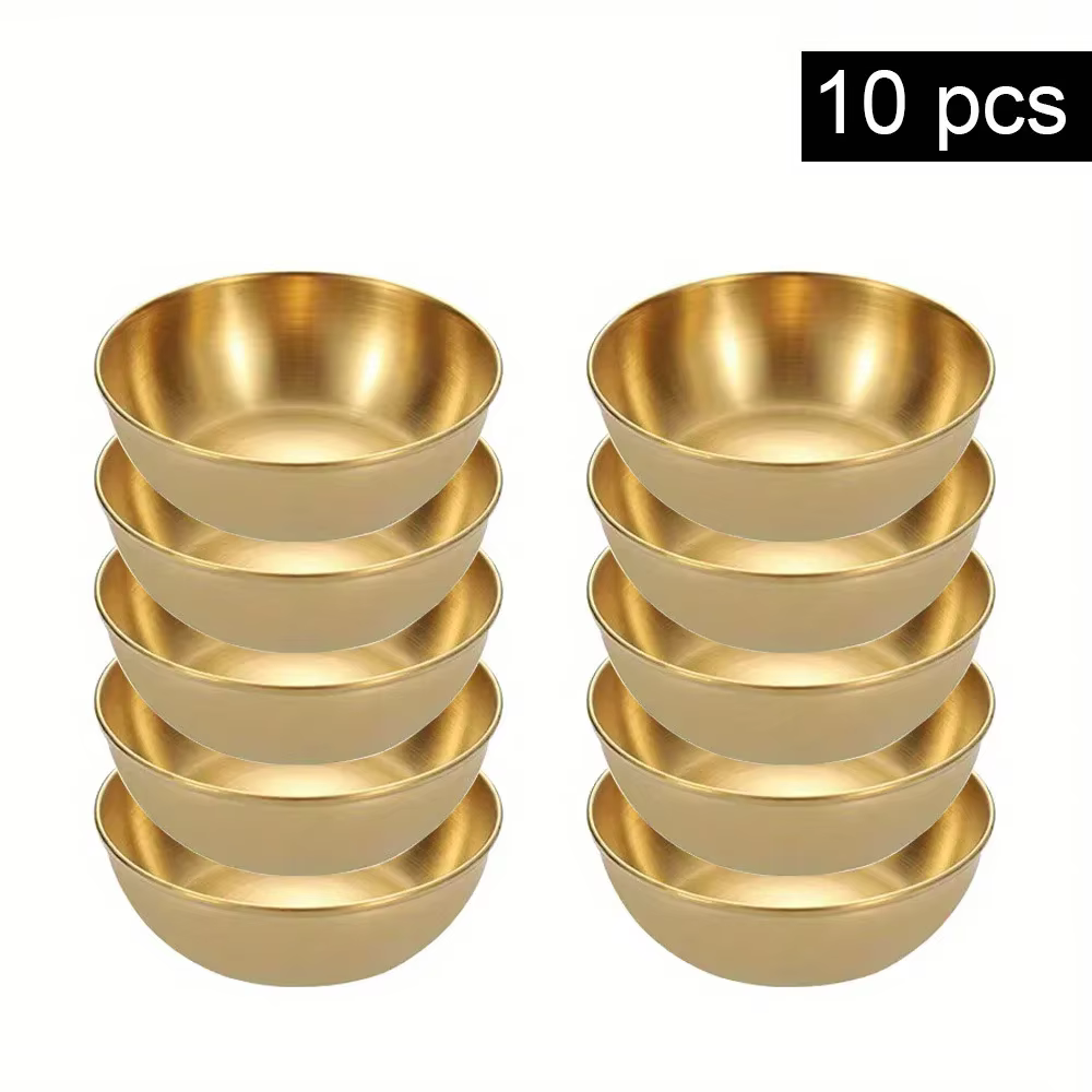 Petits plats à Sauce en acier inoxydable