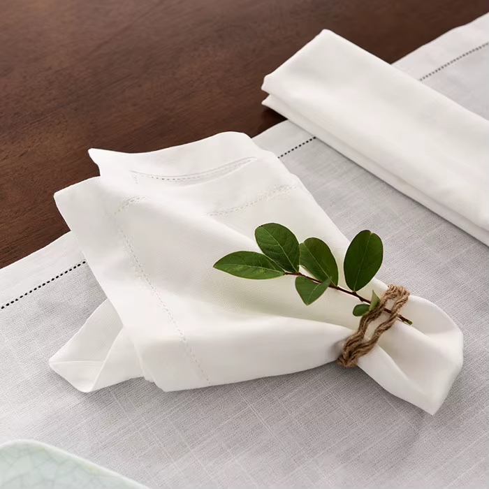 Ensemble de serviettes de table avec logo personnalisable de qualité supérieure