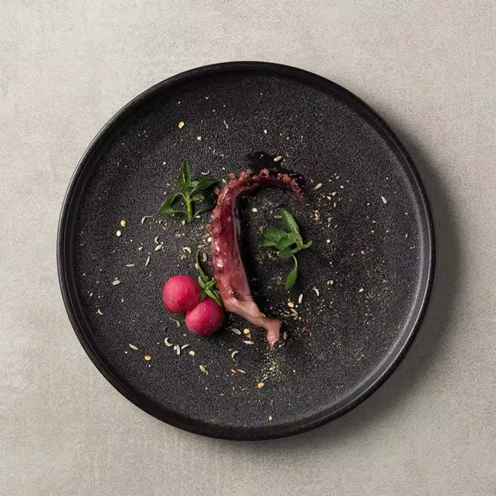 Assiette à steak en céramique