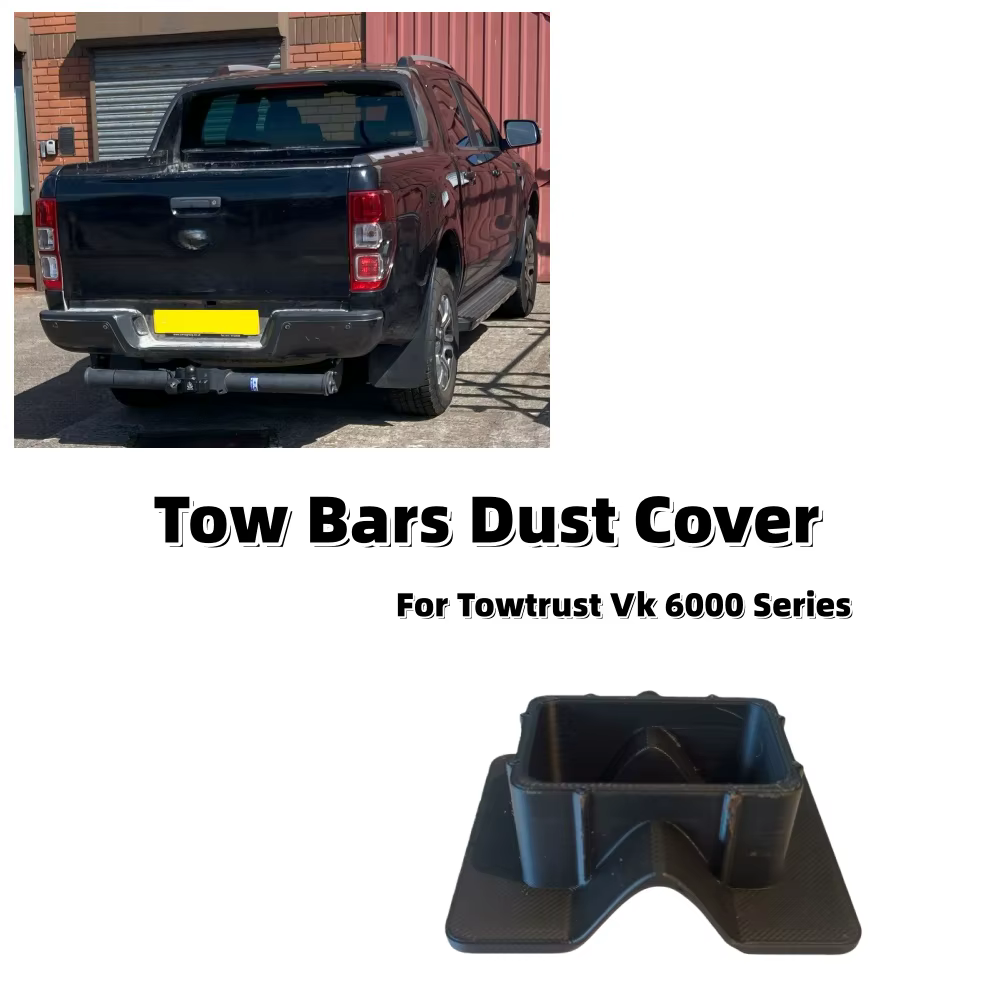 Barres de remorquage, 2 pièces, couvercle anti-poussière, dispositif de remorquage extérieur détachable, accessoires de protection pour Towtrust série Vk 6000