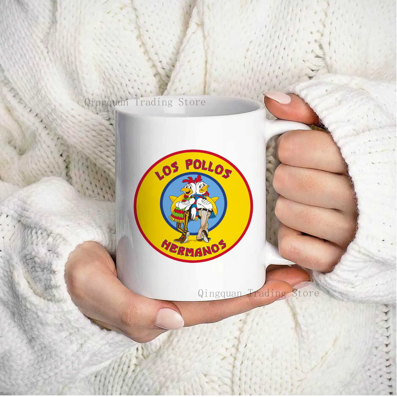 Los pollos hermanos tasse émaillée