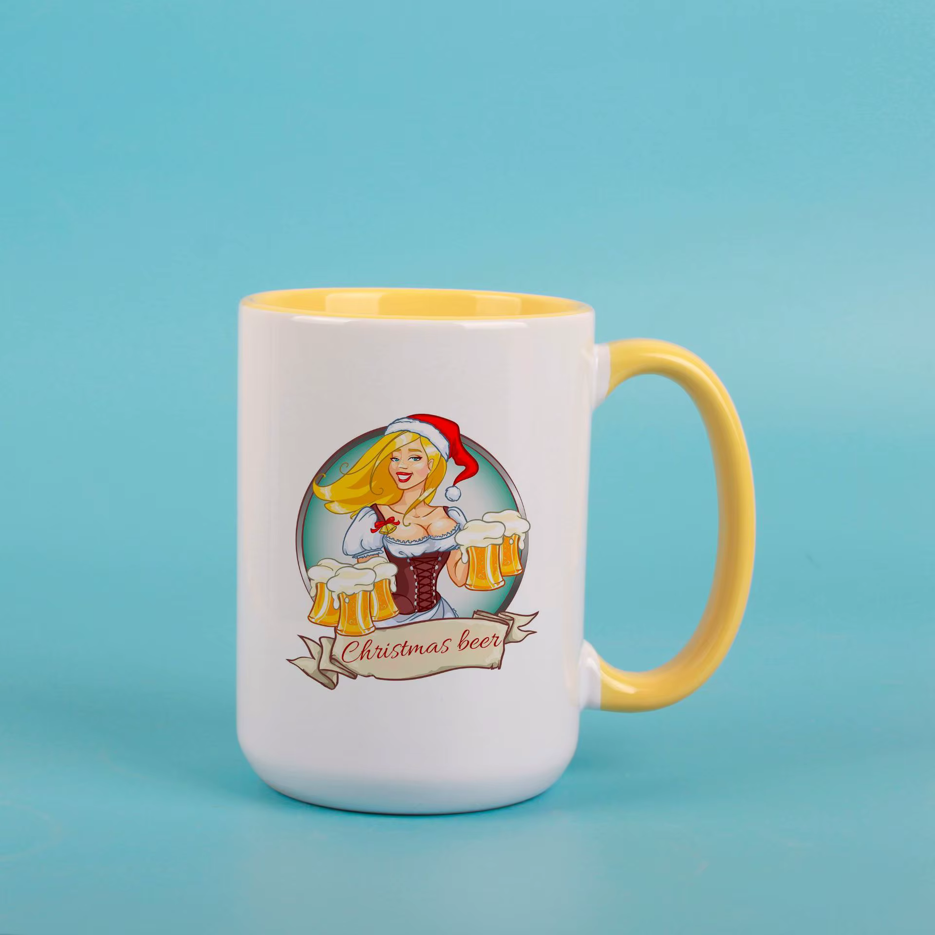 Image personnalisée 15oz tasses à café en céramique Photos de famille conception tasse texte personnalisé bricolage
