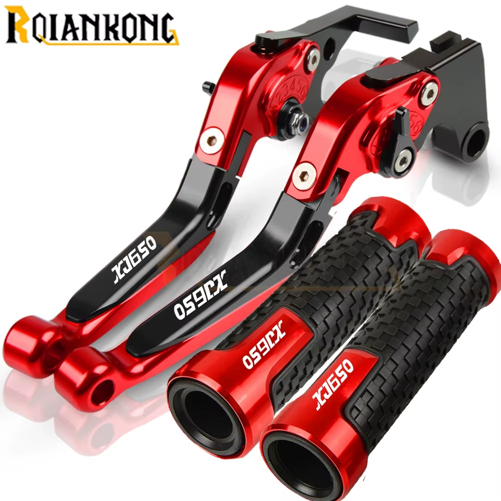 Leviers de frein et d'embrayage réglables pour moto, extrémités de poignées de guidon pour YAMAHA XJ650 XJ 650 XJ-650 1980 1981 1982 1983 1984 1985