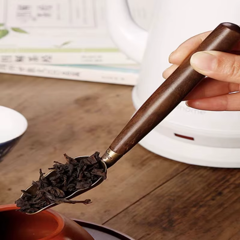 Cuillères à café en alliage d'ébène