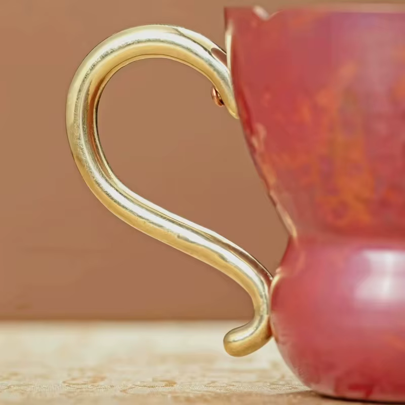 Mini tasse à café en cuivre Vintage