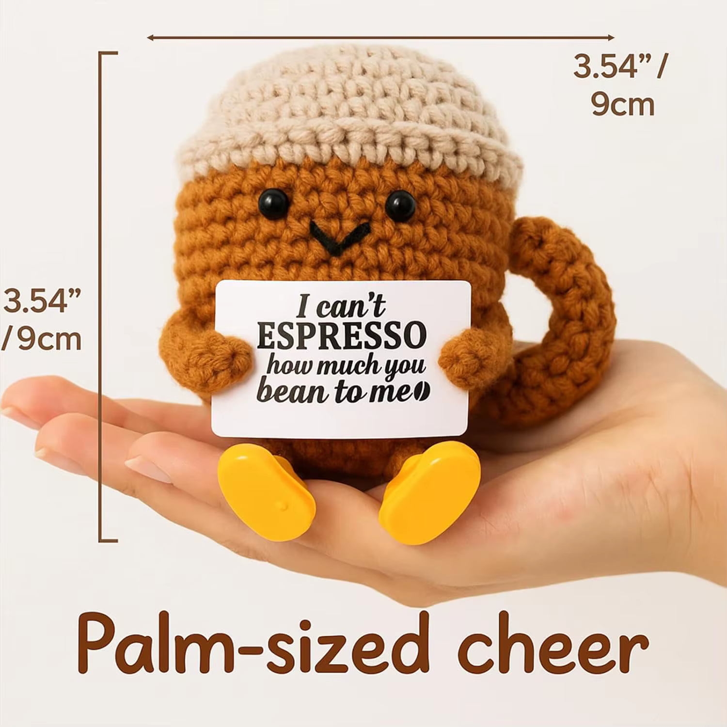 Tasse à café à énergie Positive tissée à la main