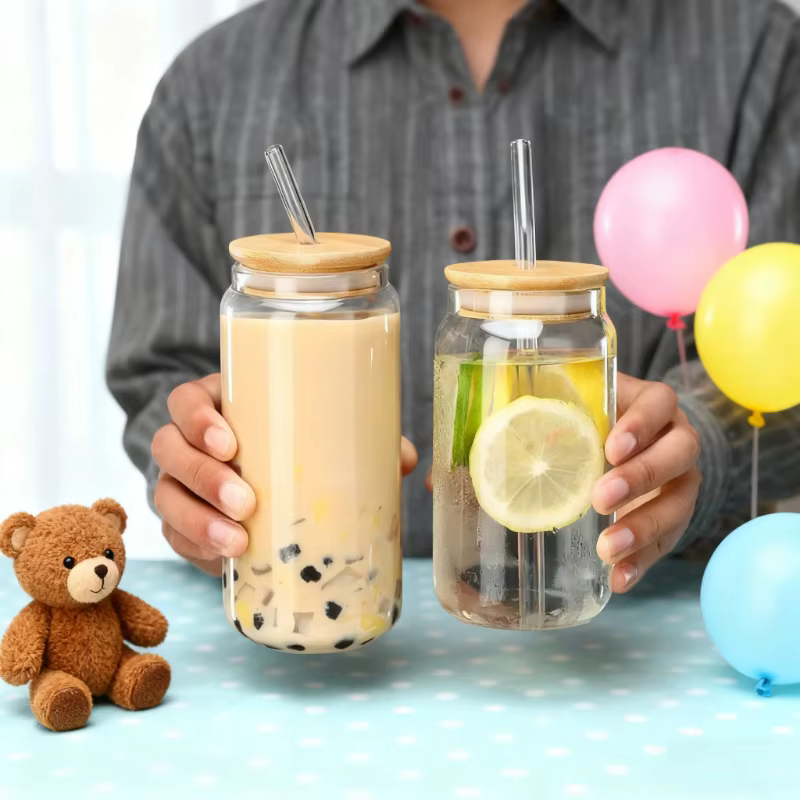Tasse en verre Transparent de 450ml/550ml