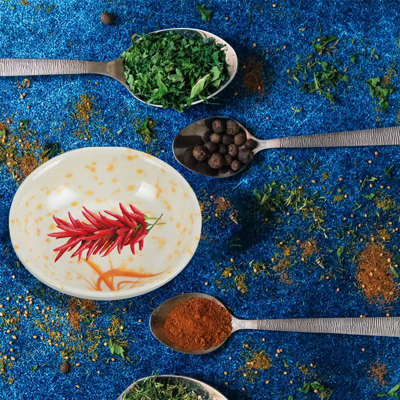 Mini bols à tremper, assiette de soja