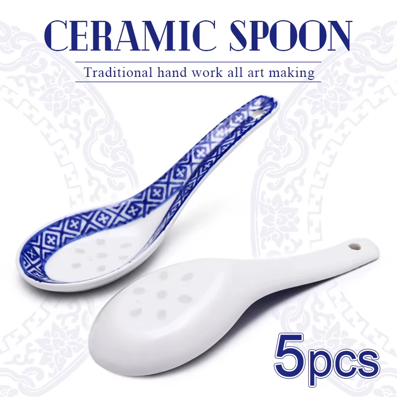 Cuillère en céramique pratique de Style chinois