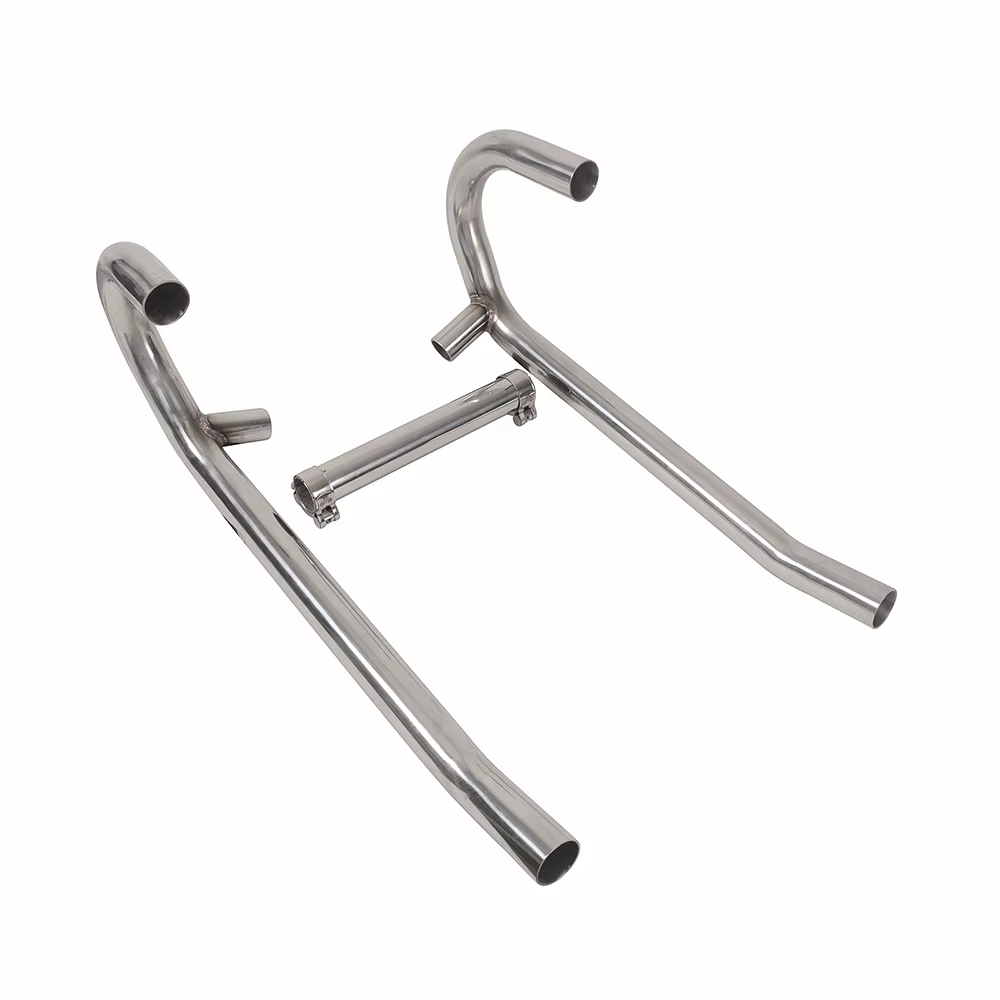 Café Racer pour BMW R75 R80 R90 R100 38mm ensemble de collecteur d'échappement avant en acier inoxydable moto silencieux tuyau collecteur collecteur