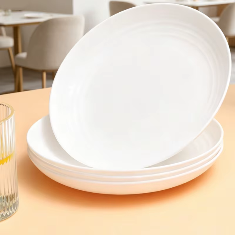 Ensemble de 8 assiettes en PP