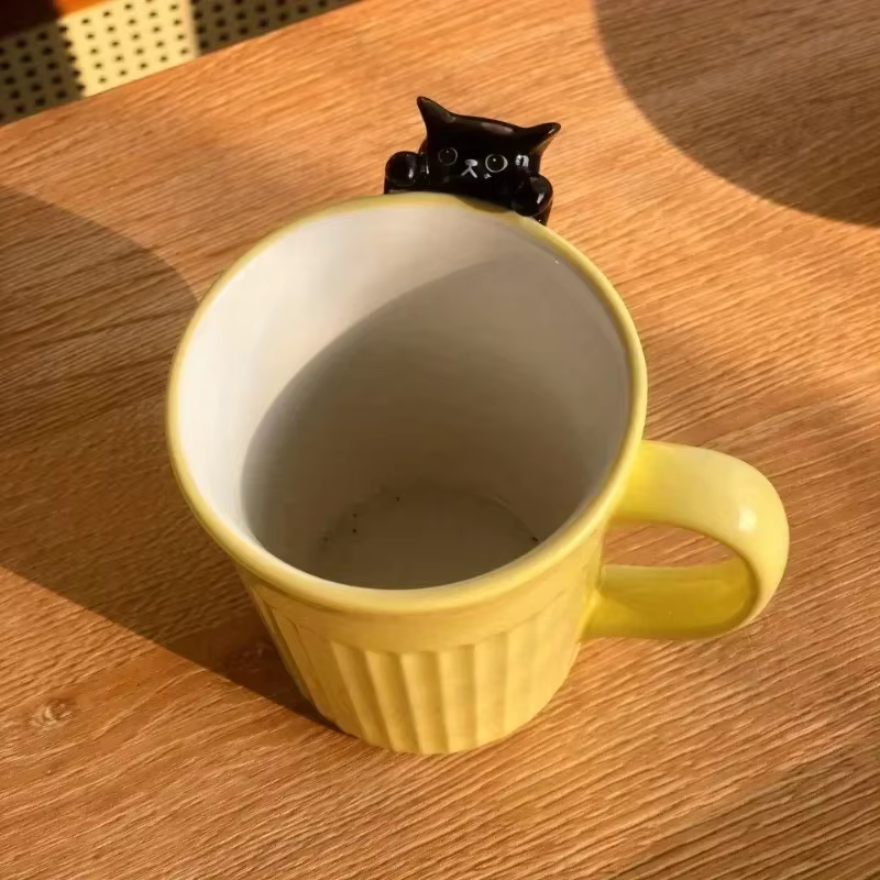Mug à chat adorable – Tasse à café en céramique mignonne avec motif