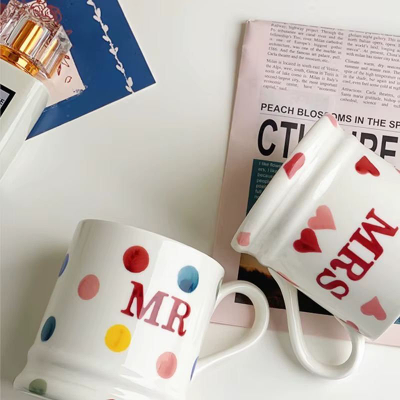 Tasse à café créative Mr Mrs