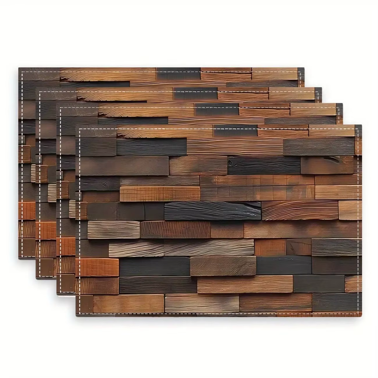 Ensemble de 4 sets de table rectangulaires