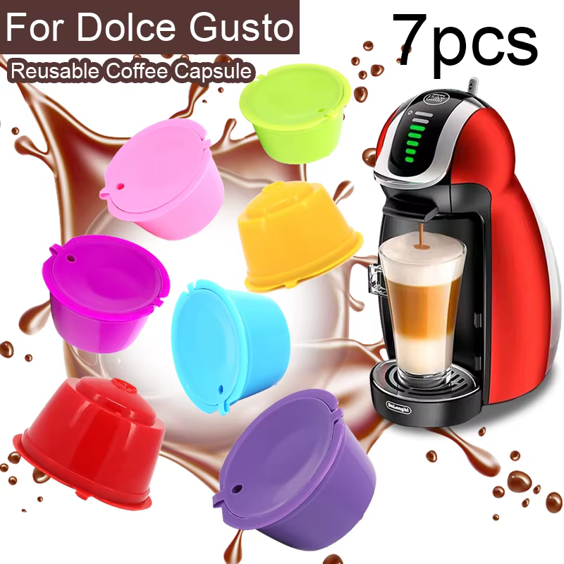 Tasse filtrante réutilisable pour capsules de café : rechargeable