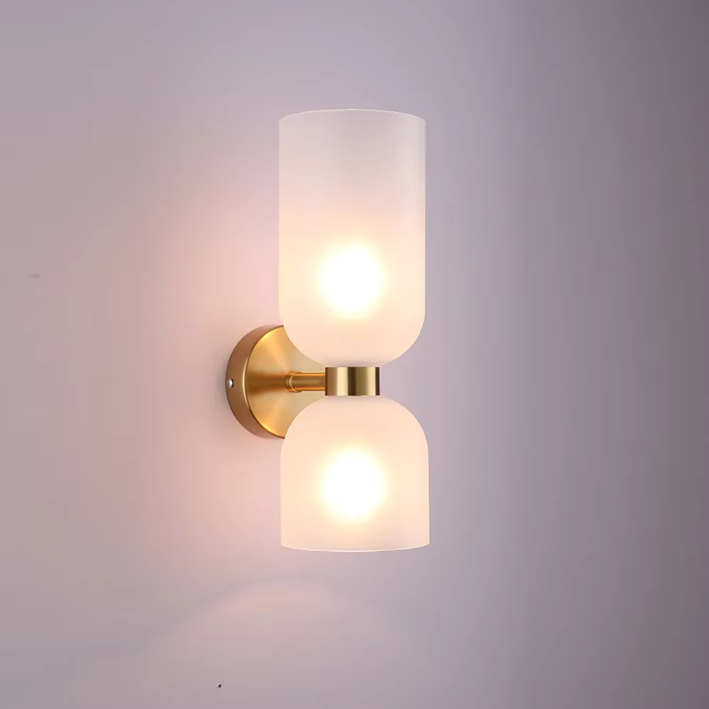 Lampe murale en verre de luxe minimaliste moderne