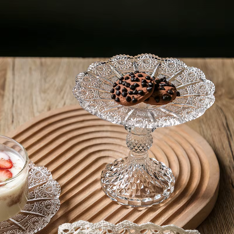 Support à gâteau en cristal