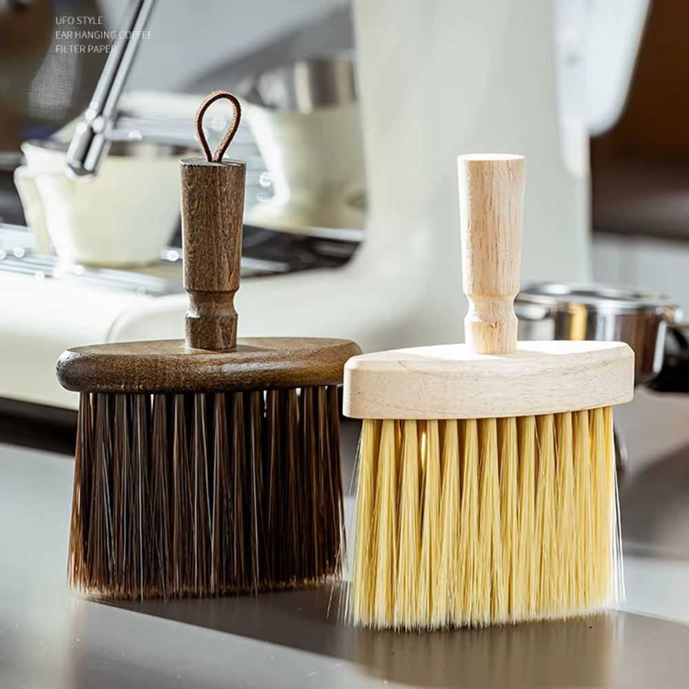 Brosse à café en bois massif