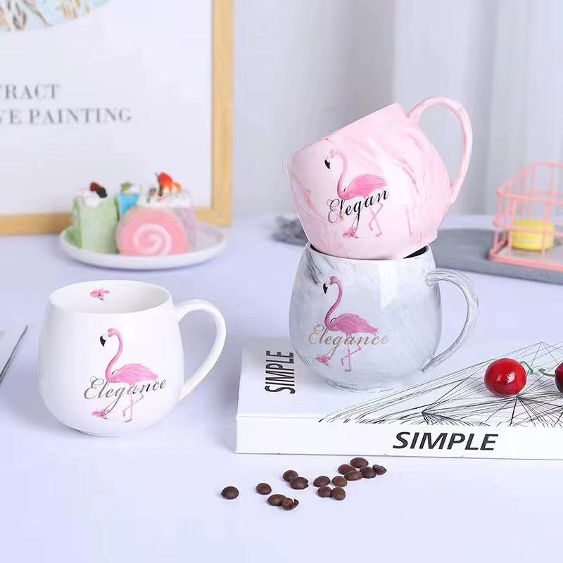 Tasse créative en céramique et marbre