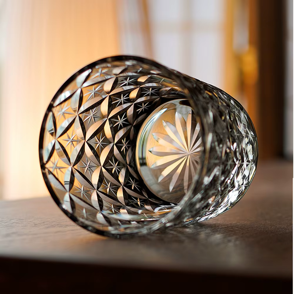 Star Pattern Whiskey Glass 250ml