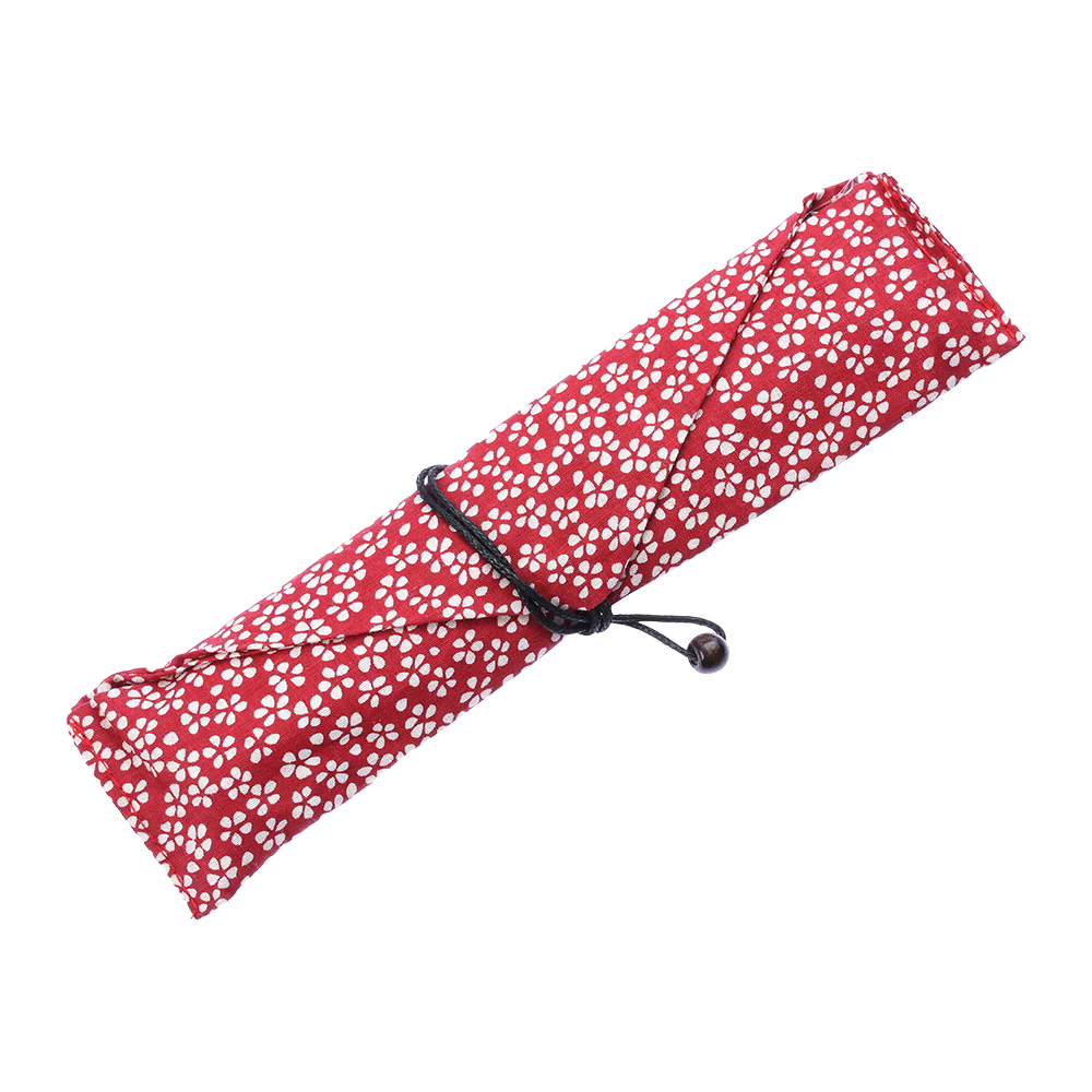 Couverts portables en bois de bambou