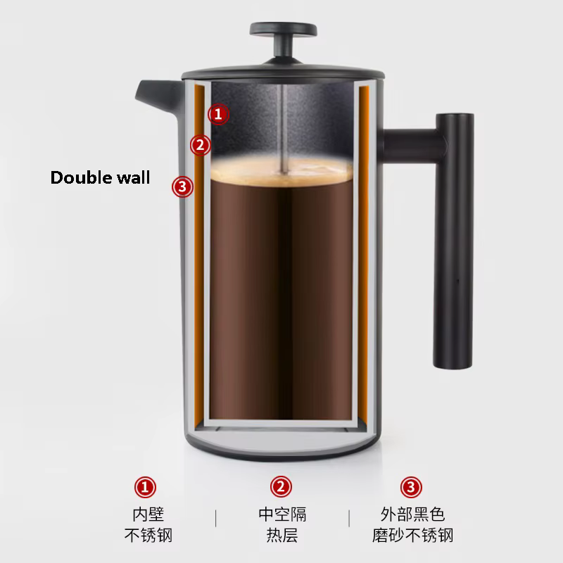 Cafetière à Pression Française et Théière