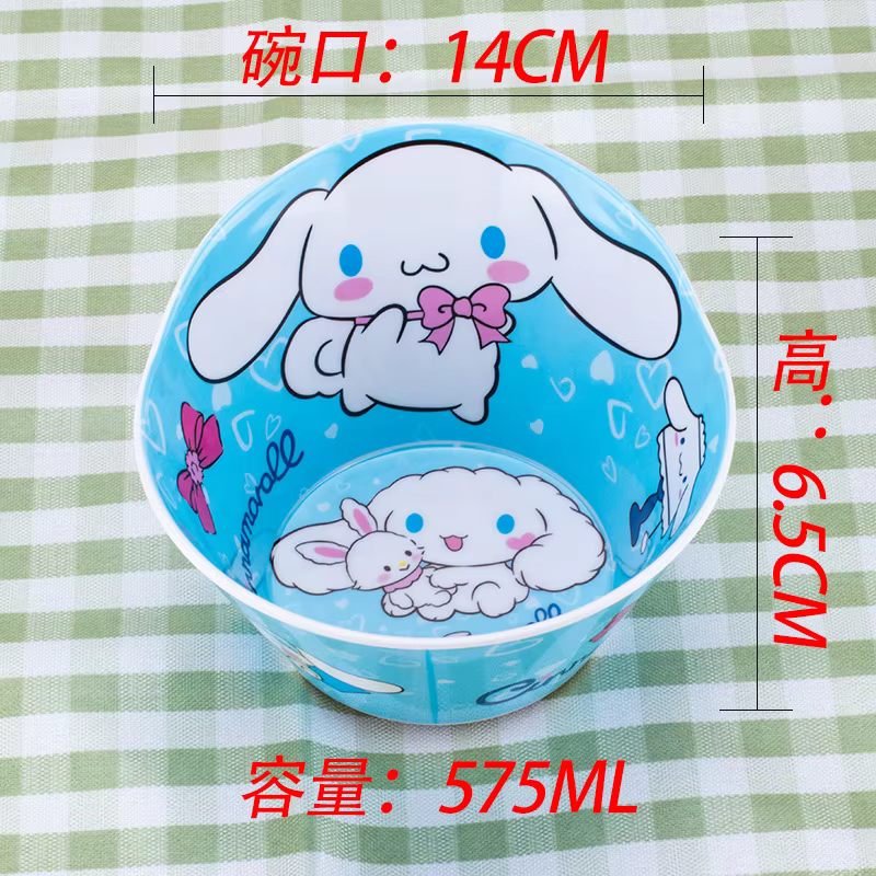 Nouveau bol à dîner Sanrio Hello Kitty Cartoon Kuromi Pochacco