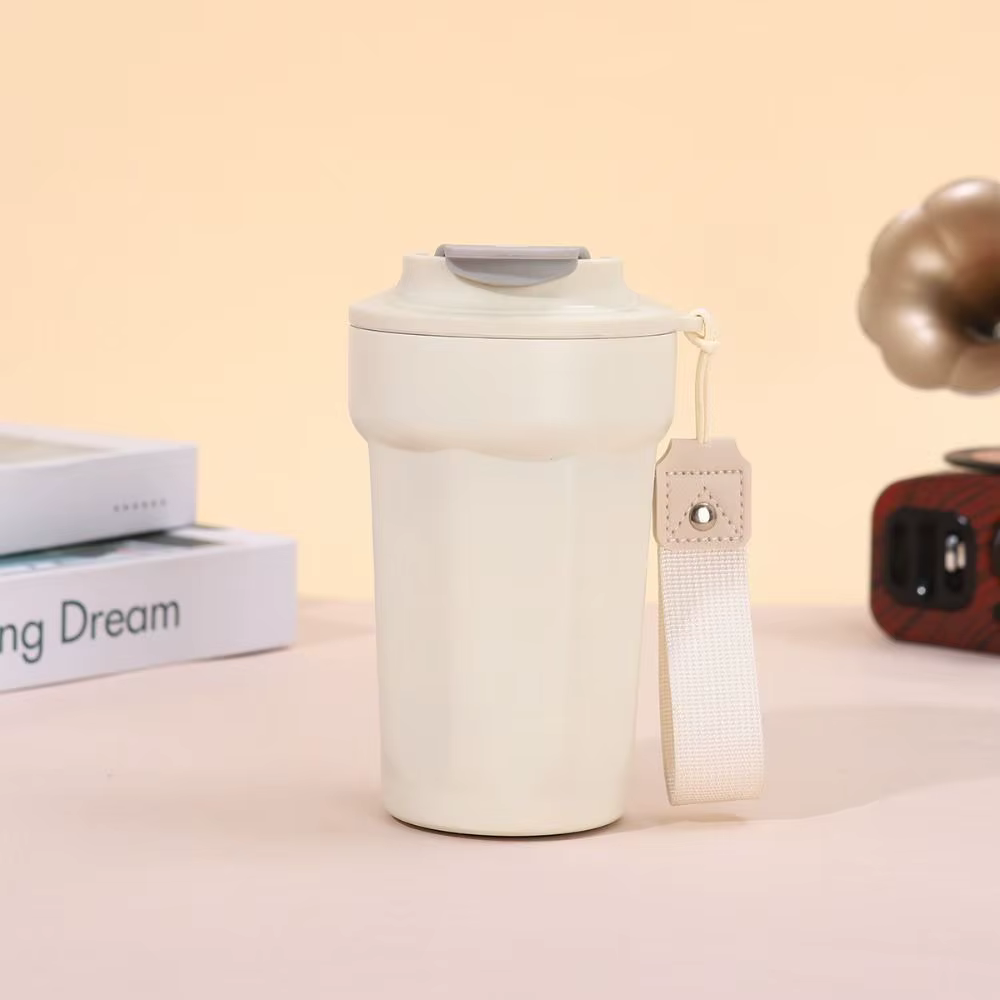 Tasse à café créative à huit angles en acier inoxydable