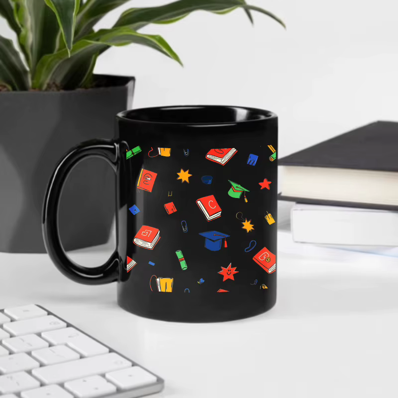 Tasse en céramique noire