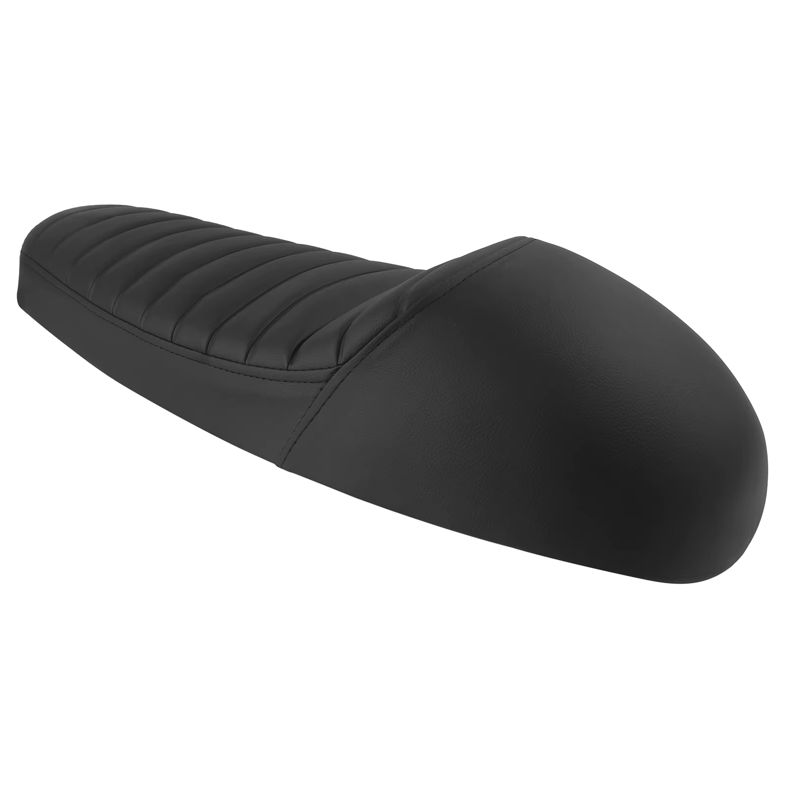 Coussin de selle double pour moto vintage noir, universel, style Cafe Racer Bobber