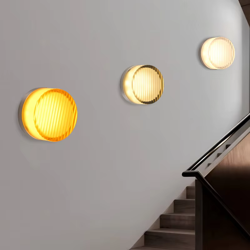 Applique murale LED en verre pour chambre à coucher, salon, escalier, salle de bain