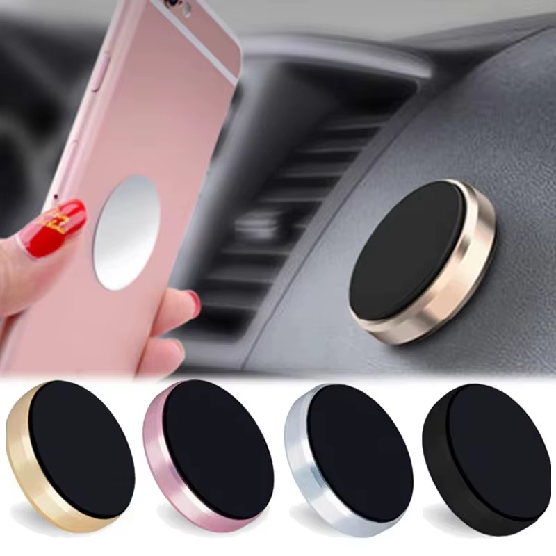 Support magnétique universel pour téléphone de voiture, support mural pour tableau de bord, autocollant magnétique pour voiture, compatible avec iPhone, Xiaomi, Huawei, Samsung