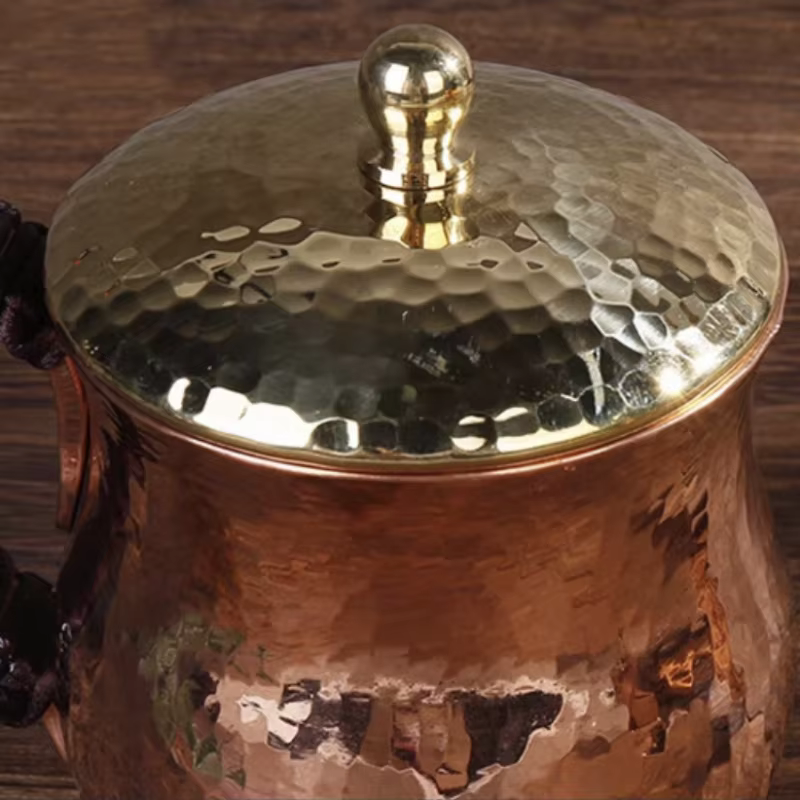 Tasse à café en cuivre Vintage