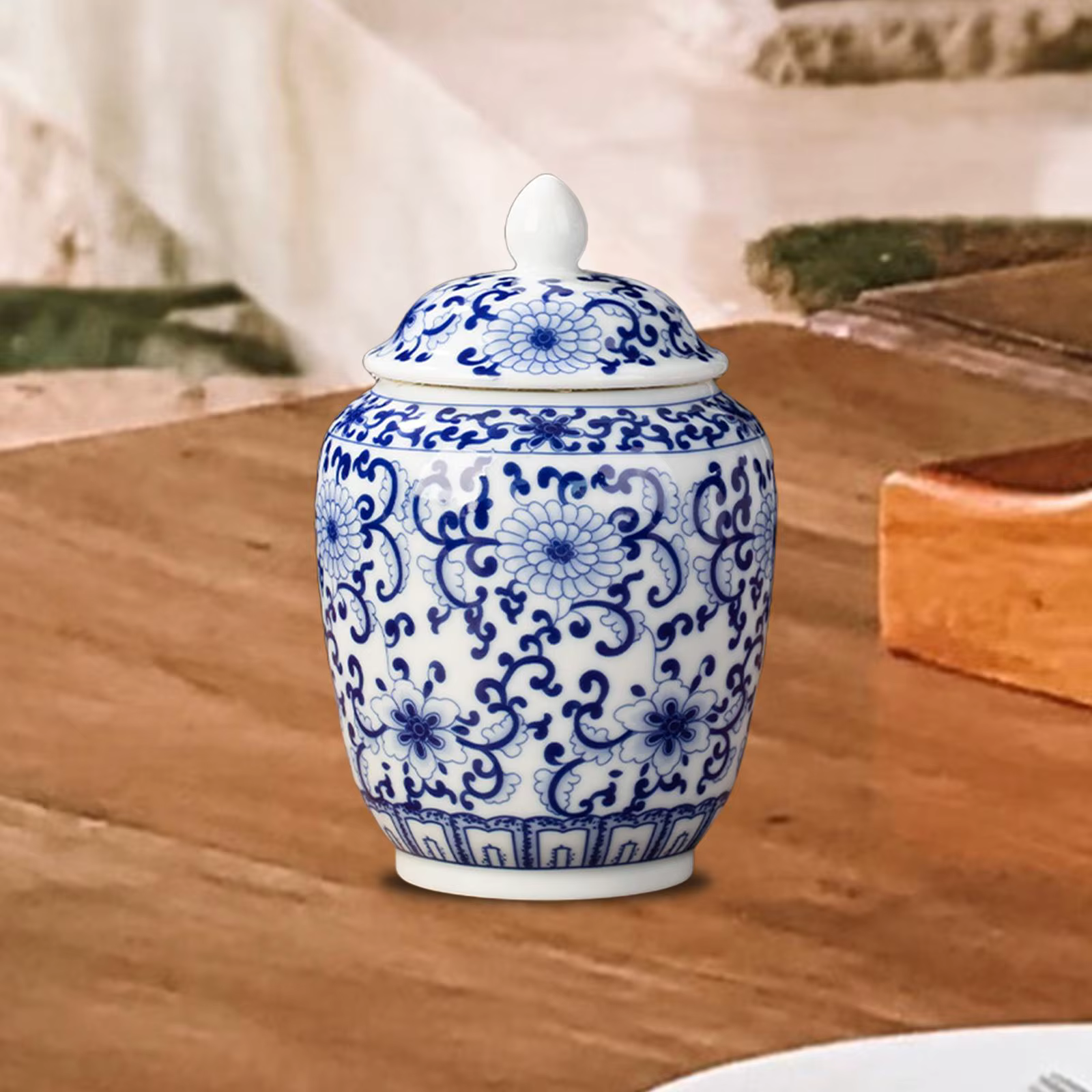 Bocaux en porcelaine de style vintage