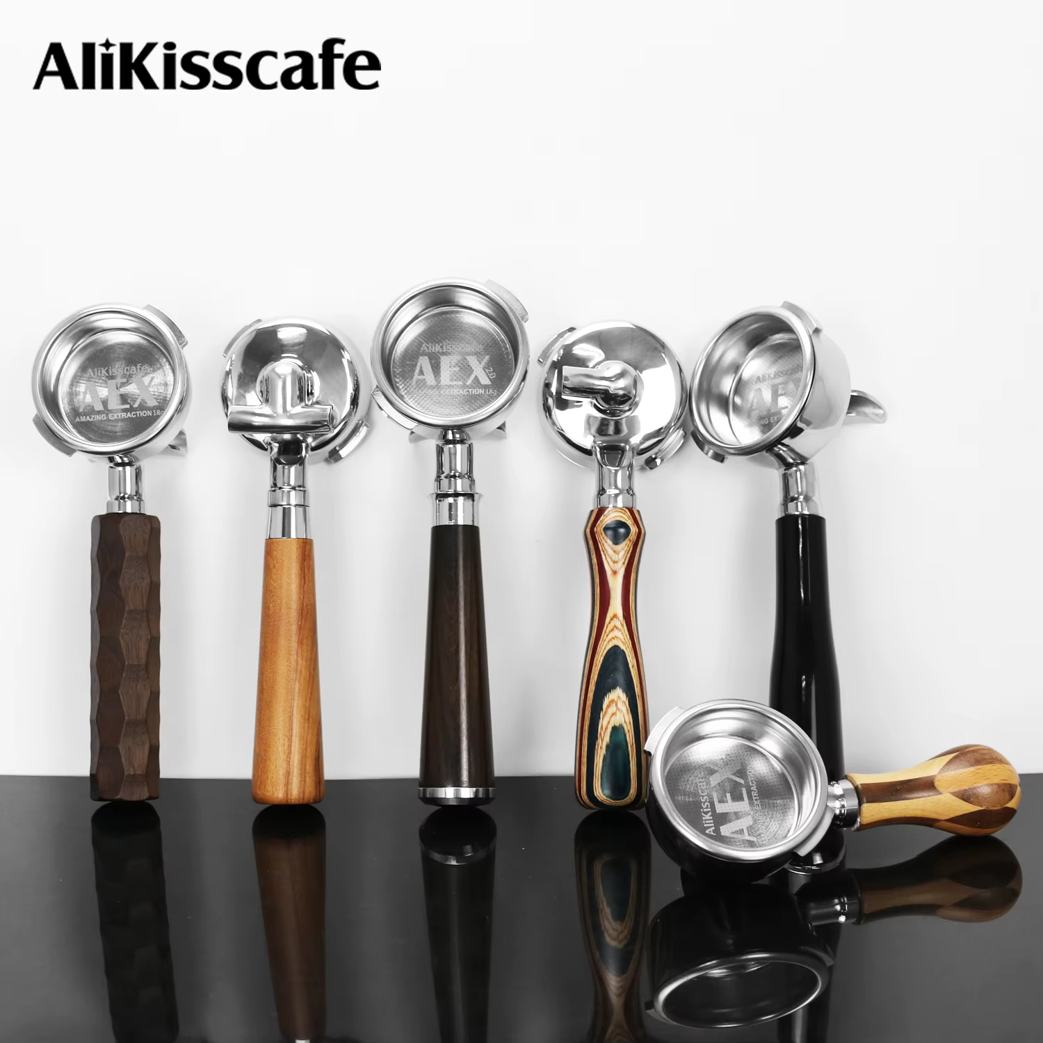 Porte-filtre à café 58MM pour Gaggia Classic Pro Baby Double Spout Kit Accessoires pour machine à expresso Outil de