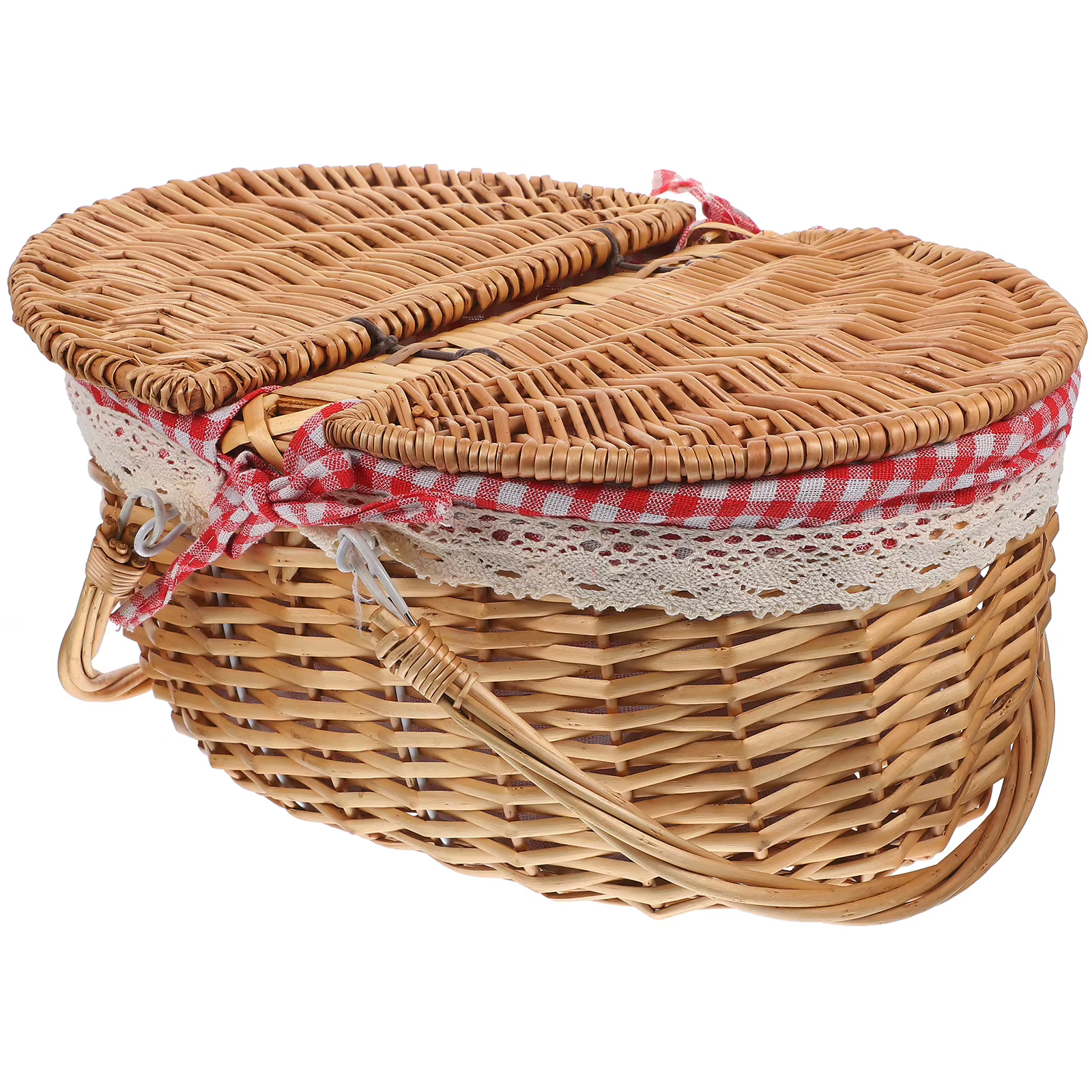 Panier de pique-nique en osier 38x28x18cm