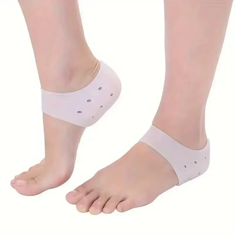 Coussin de talon en Gel, 2 pièces, protection du talon pour la fasciite plantaire, tendinite d'achille, éperon osseux, soulage la douleur des pieds, outils de pédicure