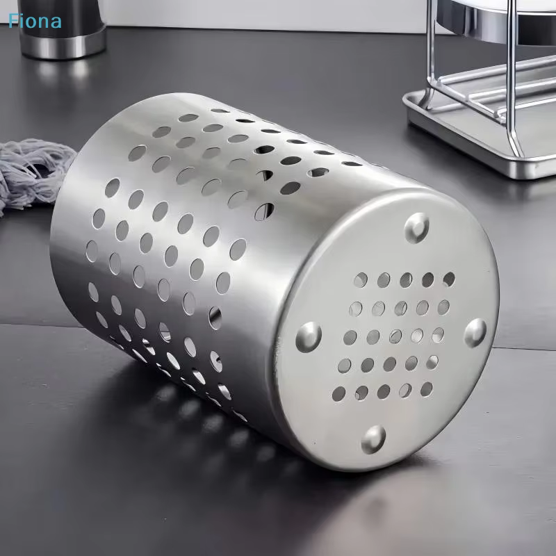 ✔ Boîte de rangement pour baguettes cylindriques en acier inoxydable