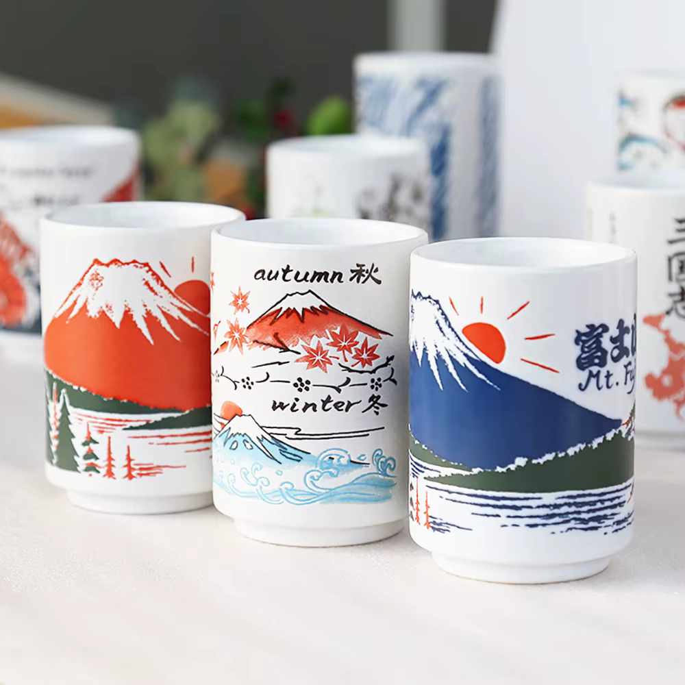 Tasses en céramique à Impression japonaise