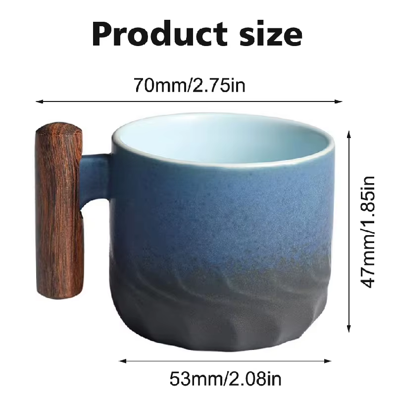 Tasse à café créative faite à la main