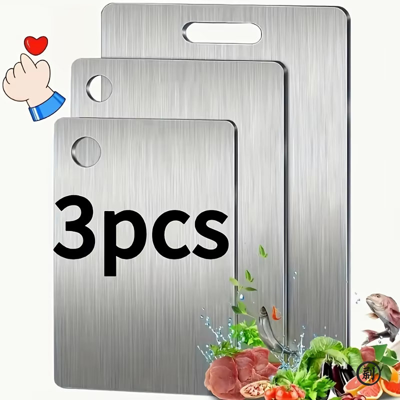 Planches à découper en acier inoxydable