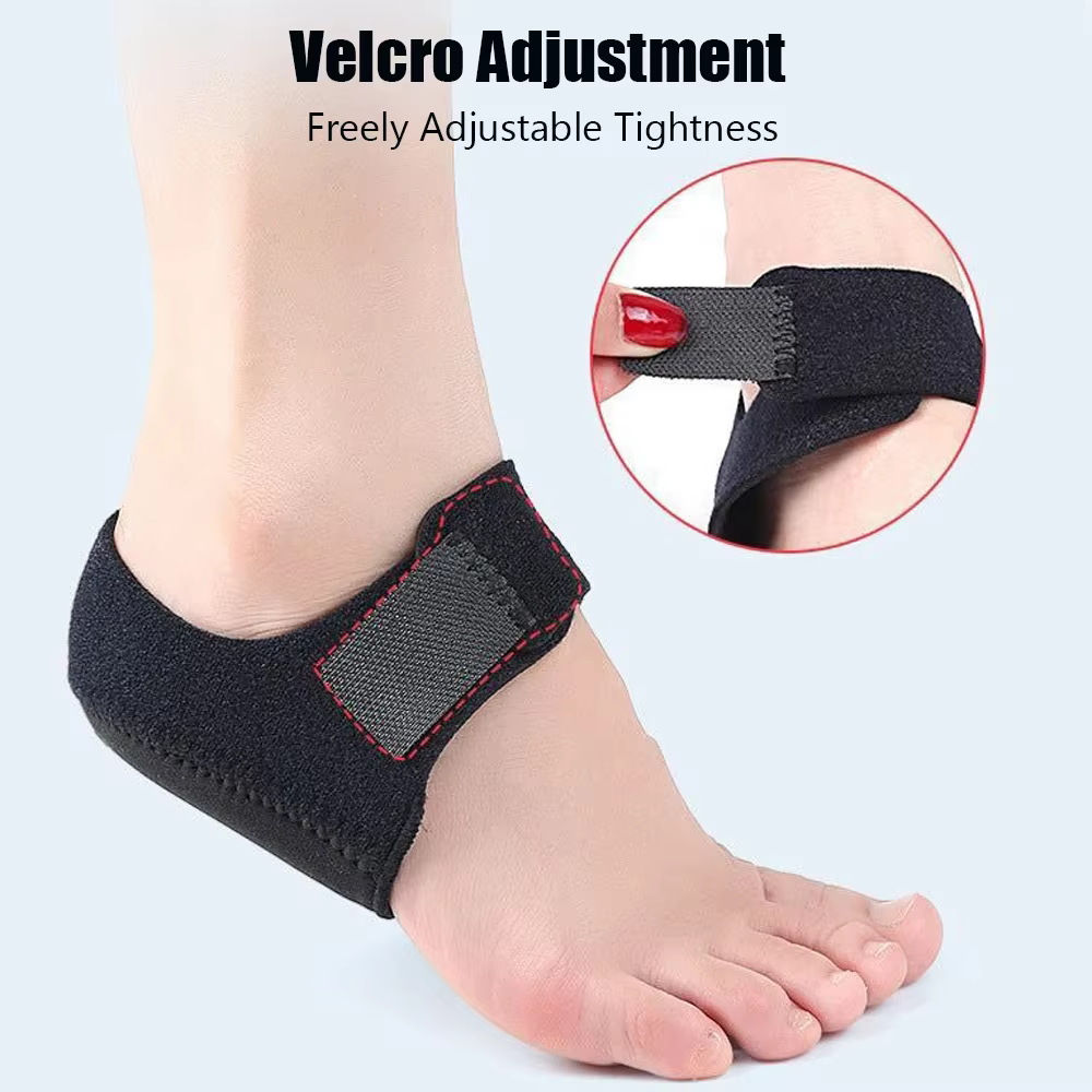 Support de pied pour fasciite plantaire, avec gobelets en Gel de Silicone en forme de U, pour soulager la douleur au talon, semelles intérieures pour hommes et femmes, marche