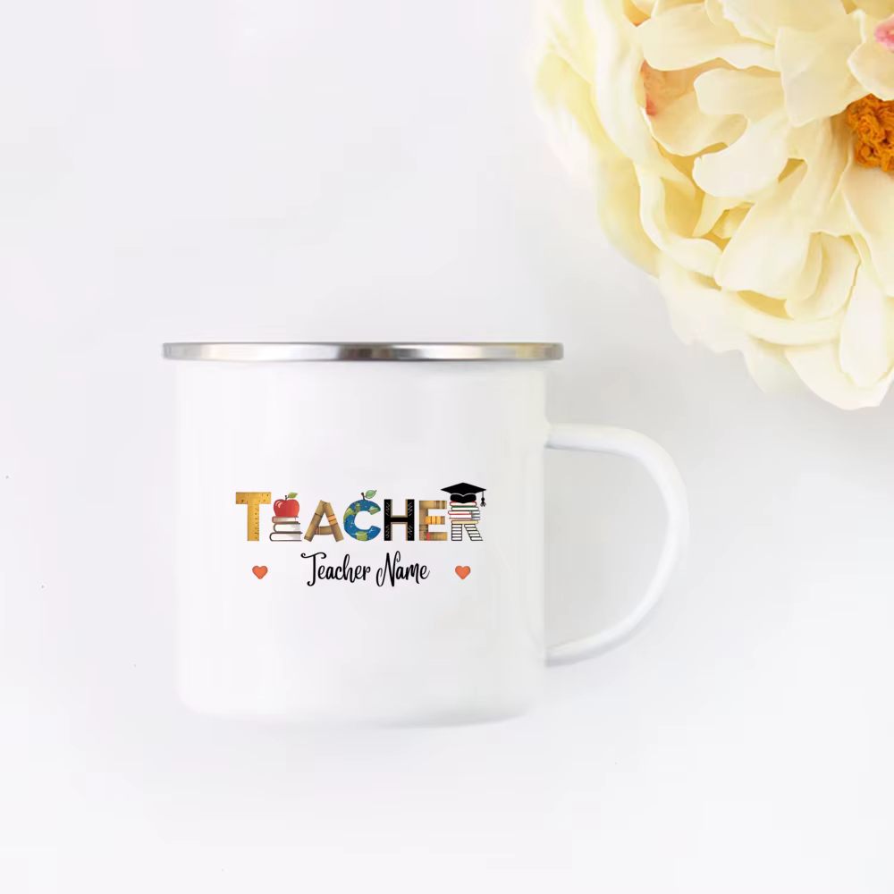 Tasse d'enseignant personnalisée avec nom