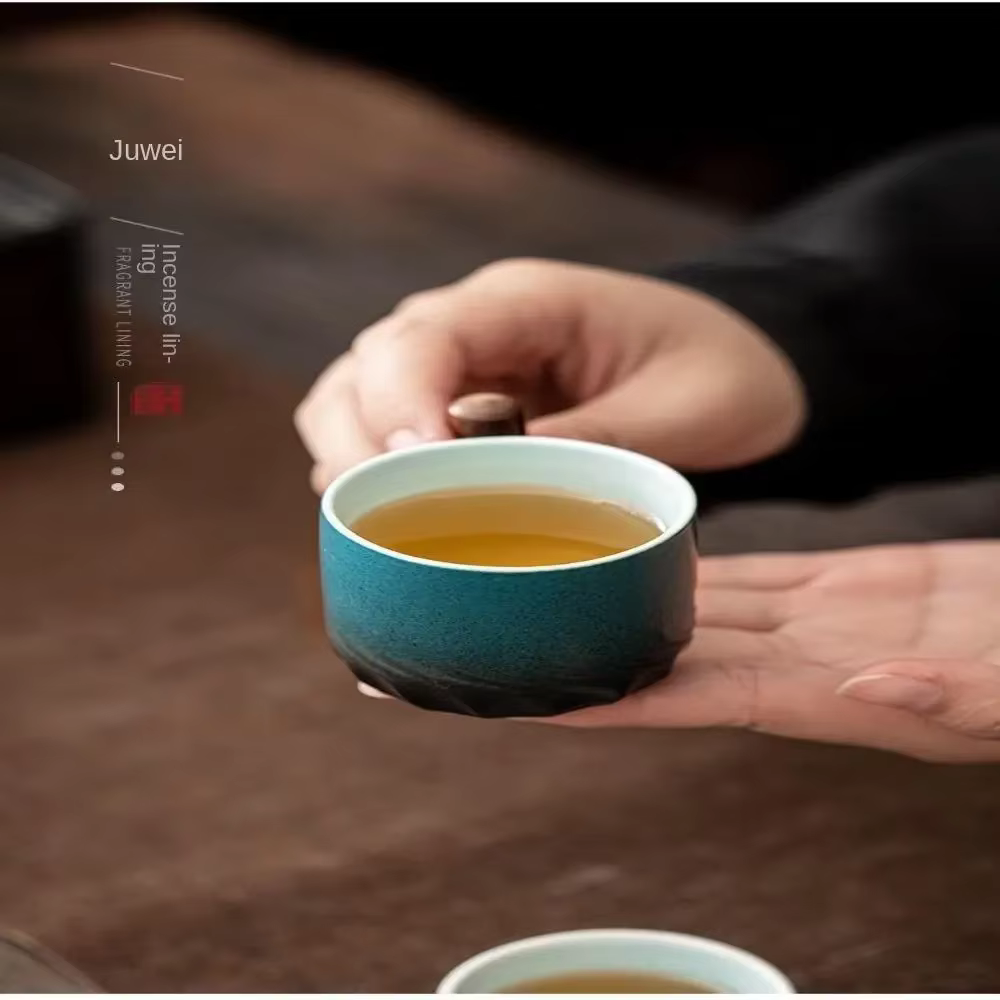 Tasse à café rétro en céramique de 80ml