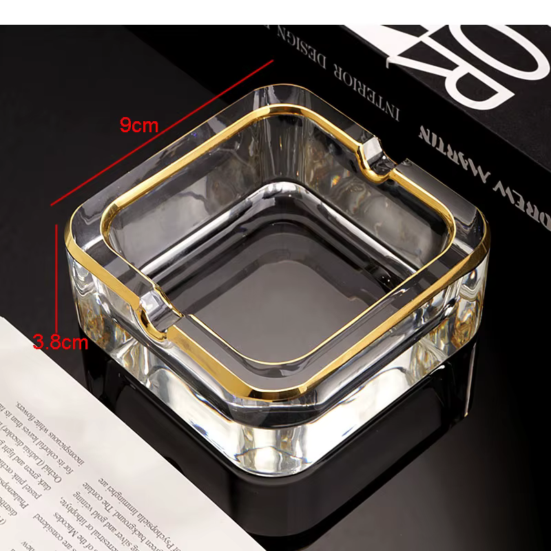 Cendrier en verre simple