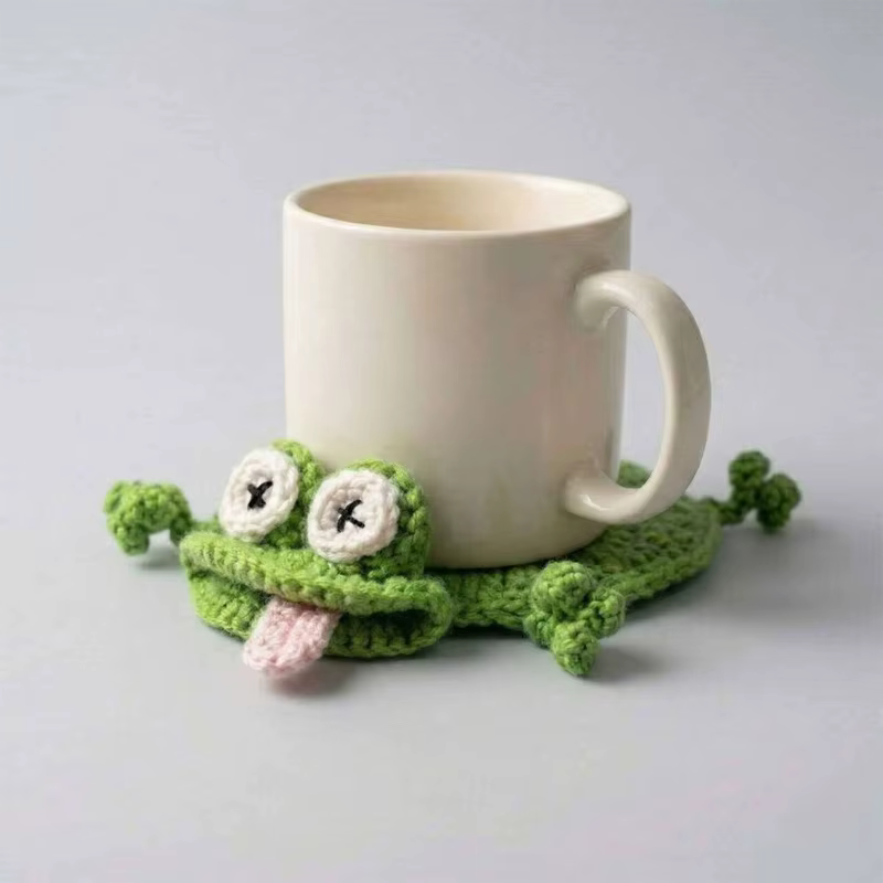 Sous-verre en crochet fait main