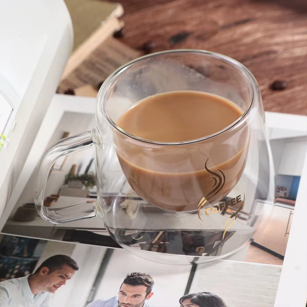 Tasse à café transparente de 200ml