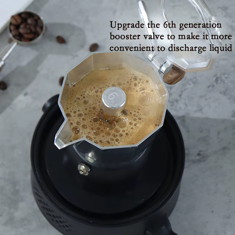 Cafetière Moka à Double Valve 6ème Génération
