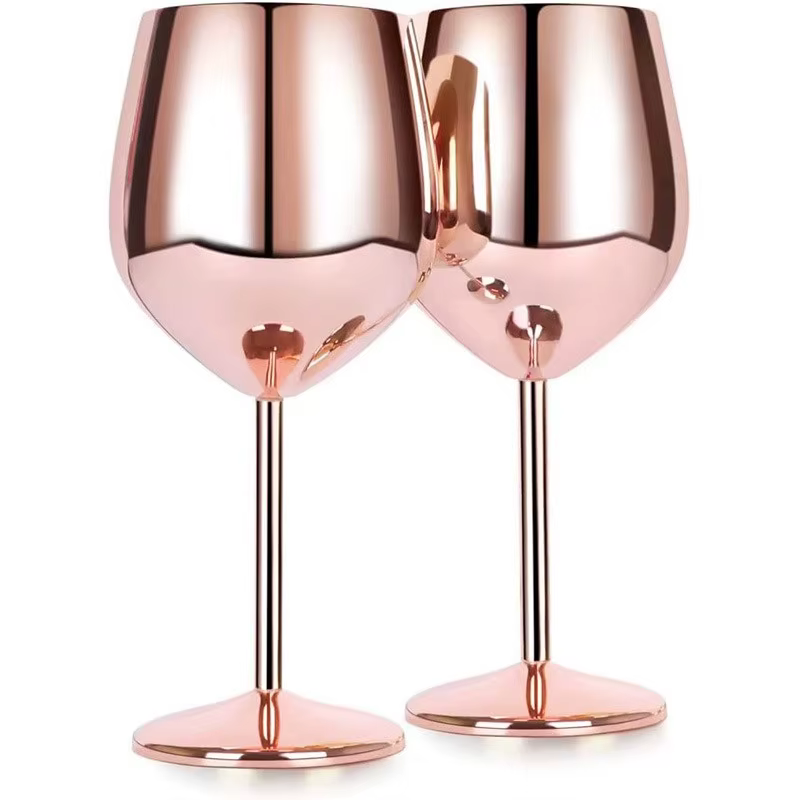 Verre à Cocktail à vin rouge en acier inoxydable de 500ML