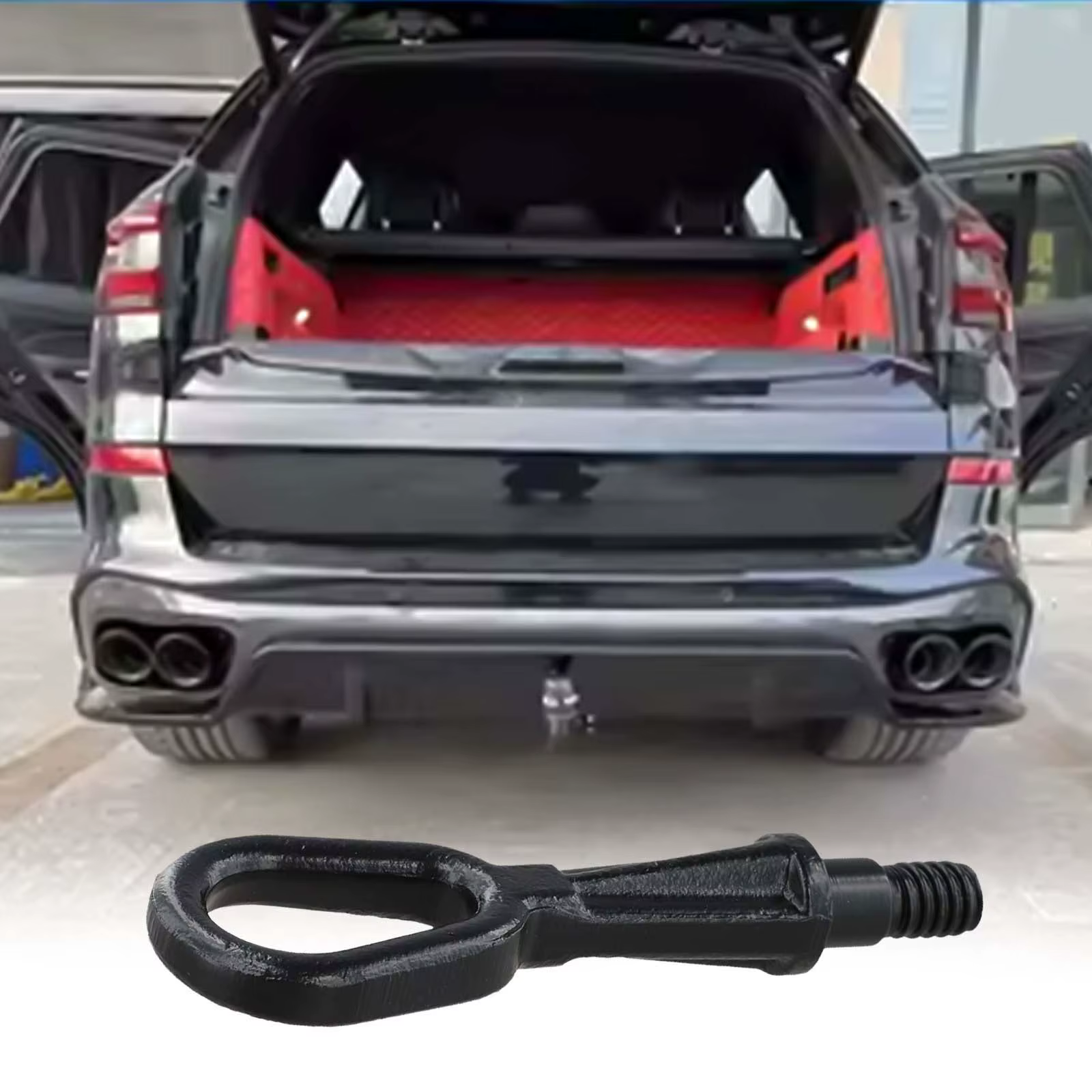 Crochet de remorquage avec charnière pour BMW E36 E46 E53 E60 E61 E63 E64 E70 E71 E72 E81 E82 E83 E85 E86 E87 E88 E90 E91 E92 E93 R55 R56